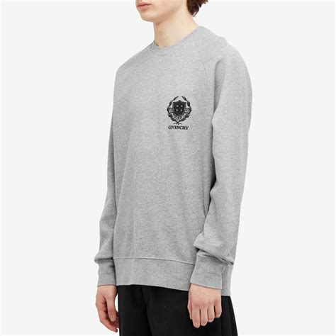 givenchy crest sweatshirt.